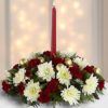 Christmas Centerpiece with Candle
